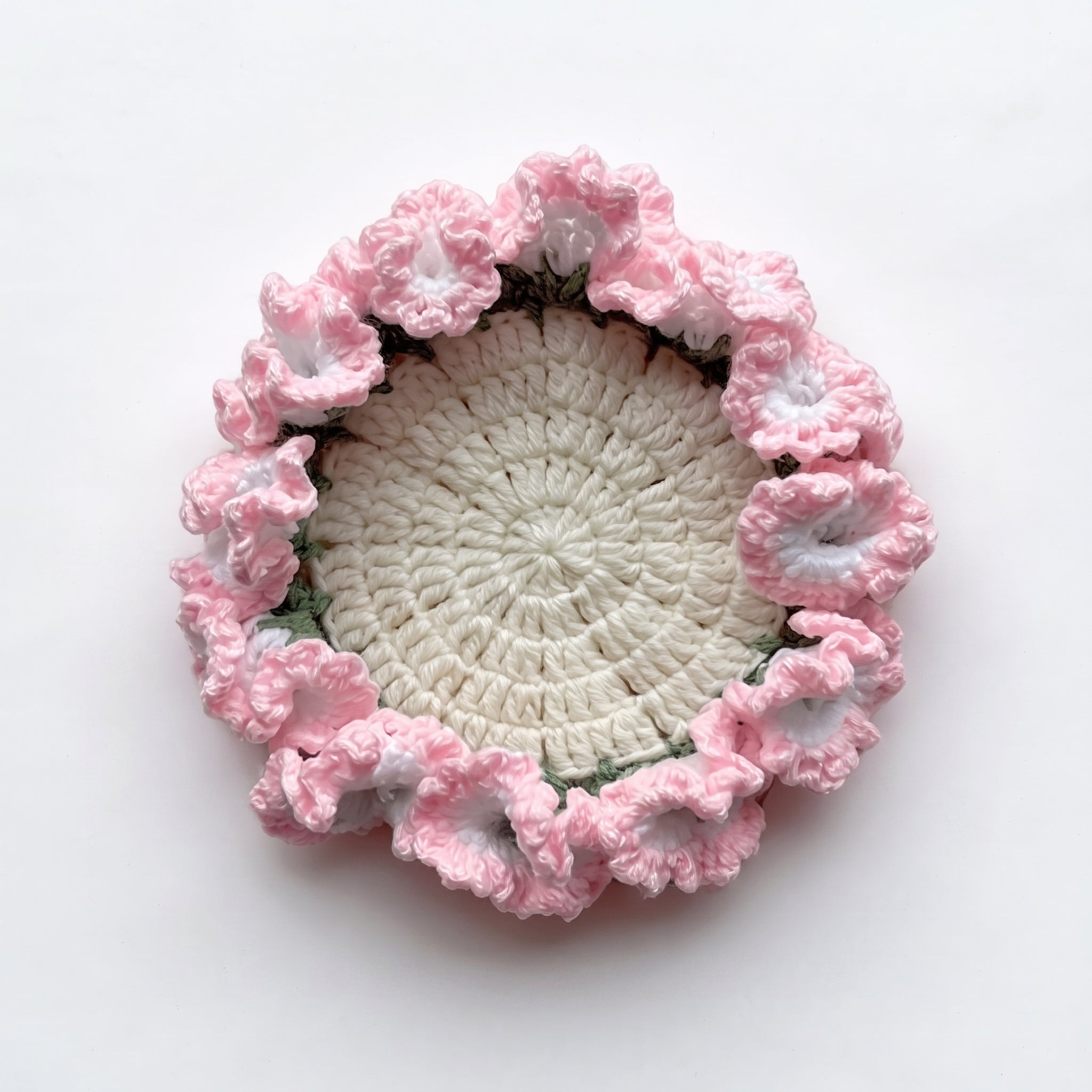 Ombre Pink Carnation Coaster