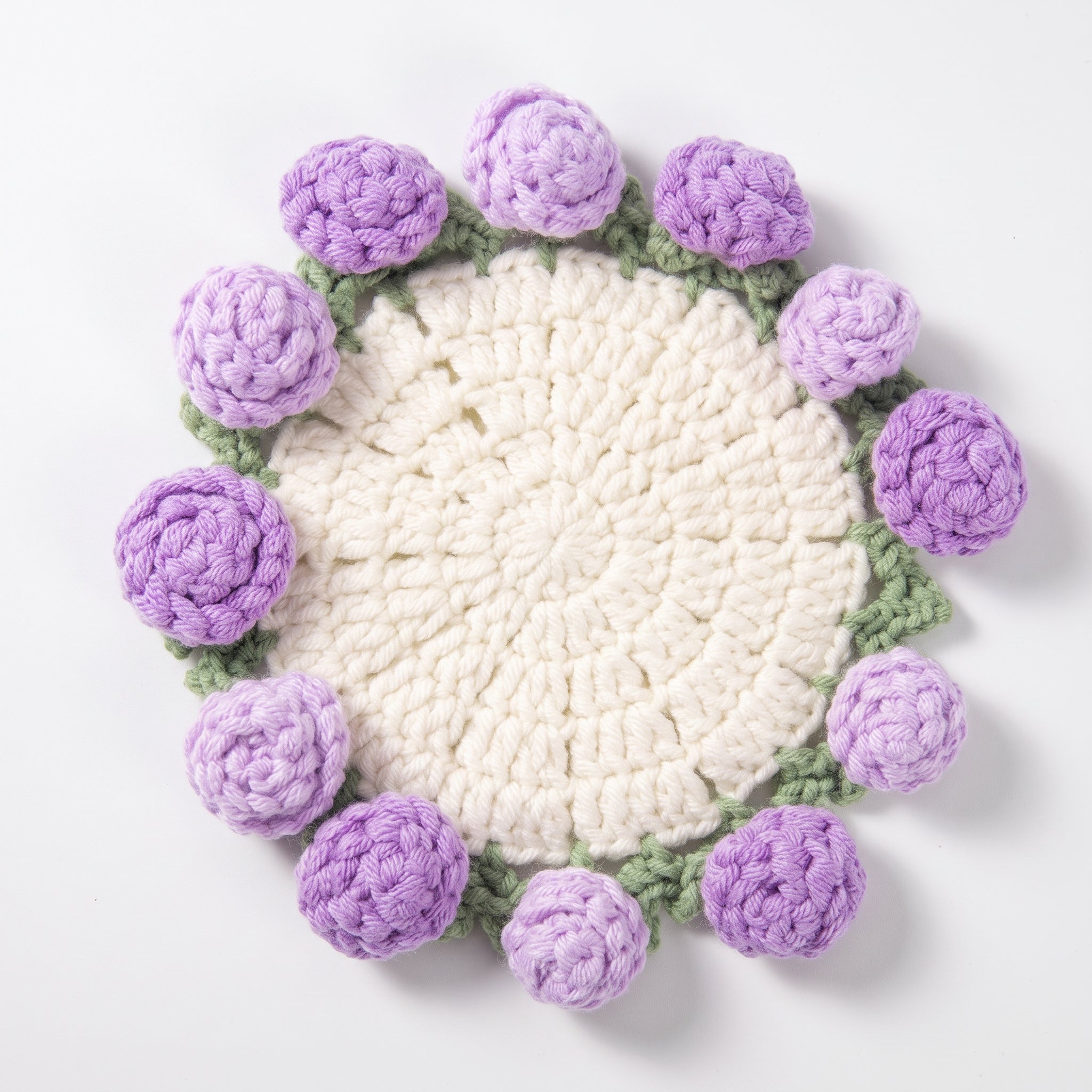 Purple Rose Coaster