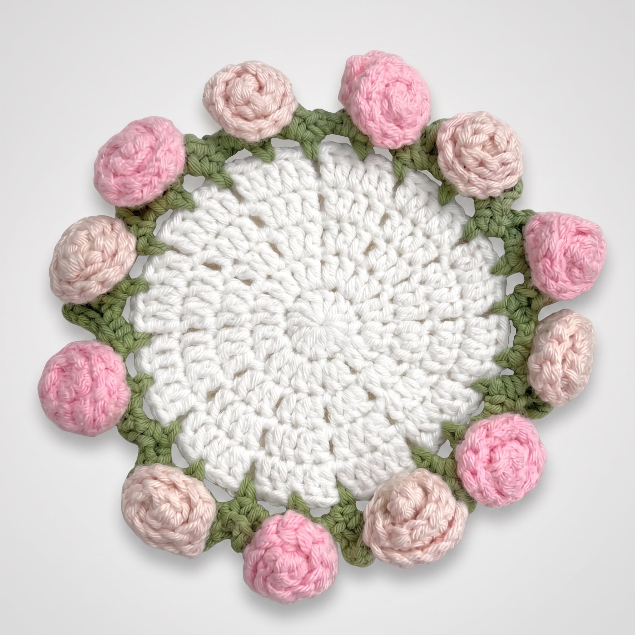 Pink Rose Coaster