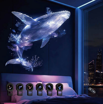 2-in-1 Galaxy Projector Night Light