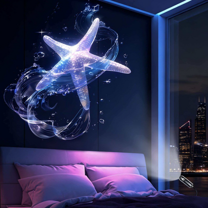 2-in-1 Galaxy Projector Night Light