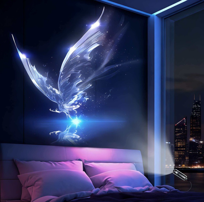 2-in-1 Galaxy Projector Night Light