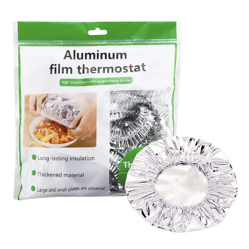 Reusable Aluminum Foil Insulated Food Covers for Bowls & Plates